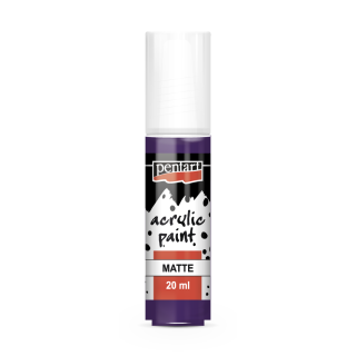 Akrylová farba matná, 20 ml, fialová
